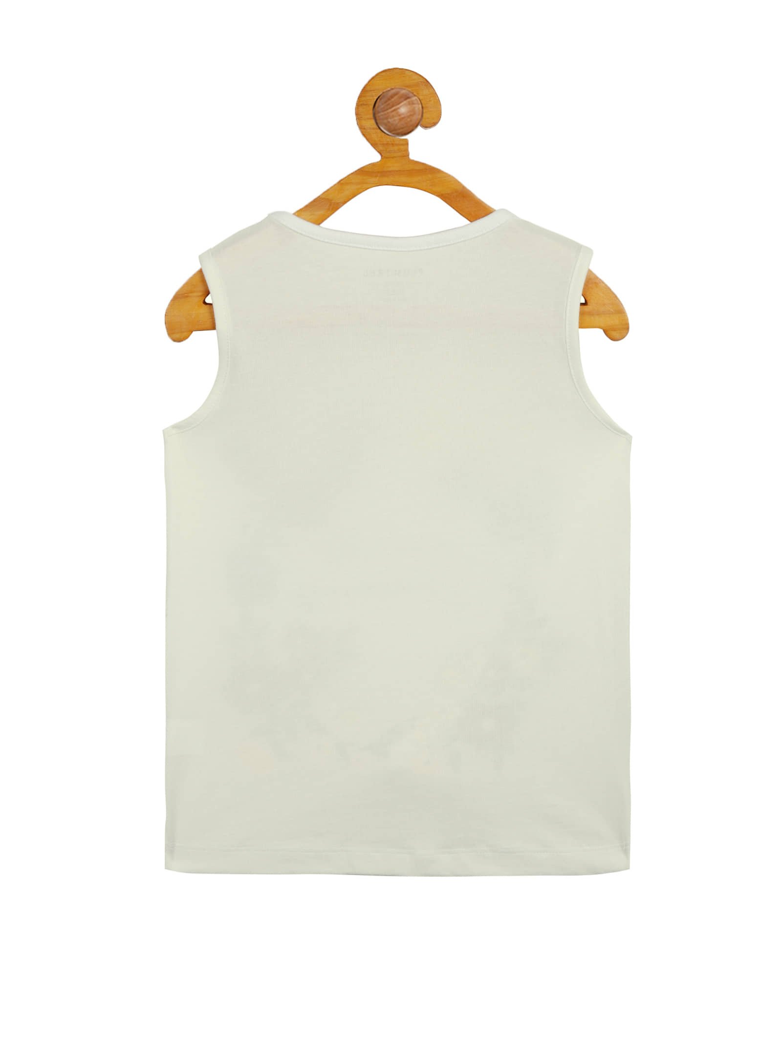 Pack of 2 Girls 100% Cotton T-Shirt ( White ) - Image 7