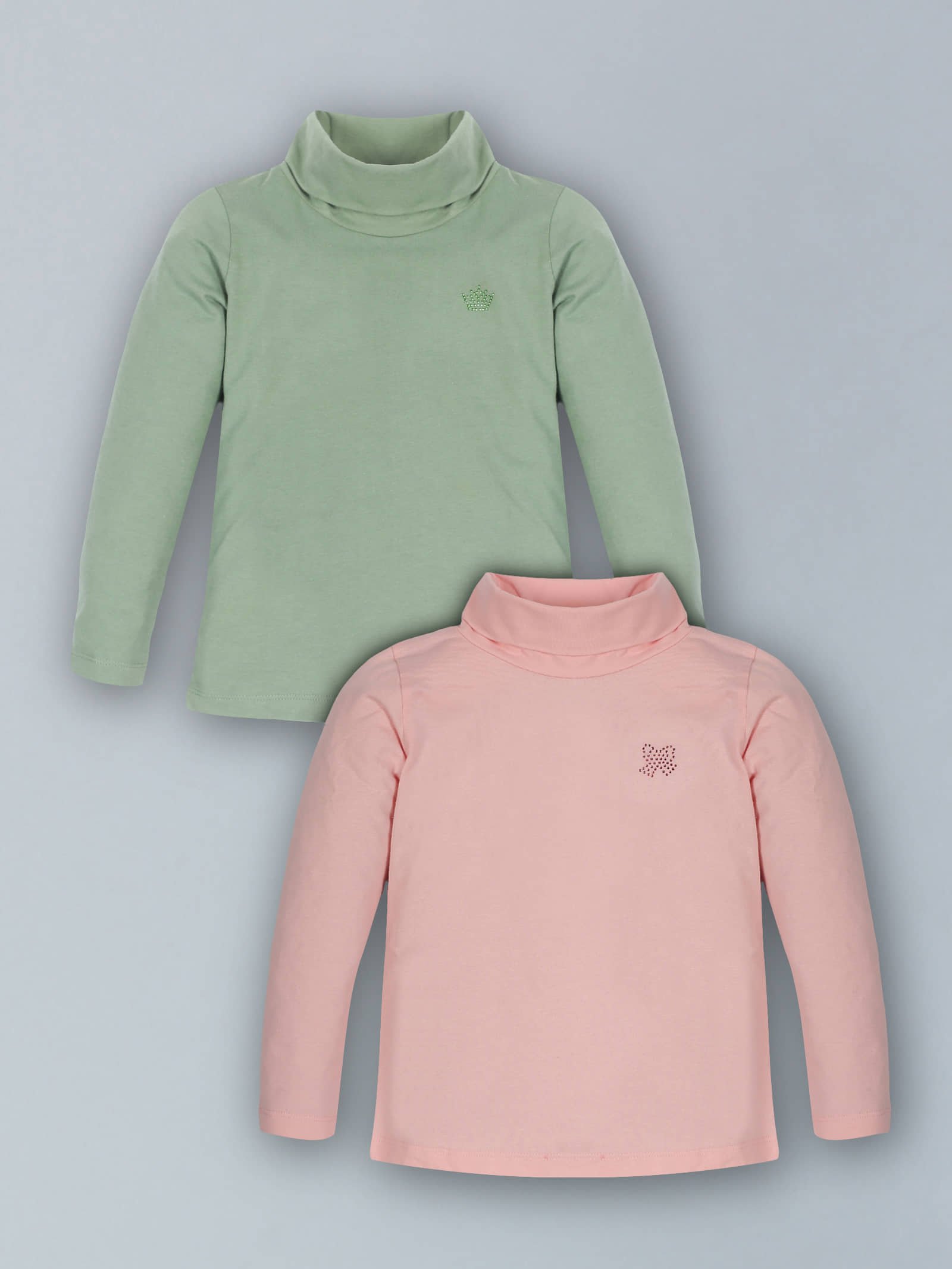Pack of 2 Girls Cotton Blend Top ( Pink )