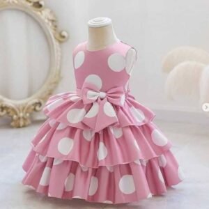 Silk Frock For Girls ( Pack of 1 , Pink )