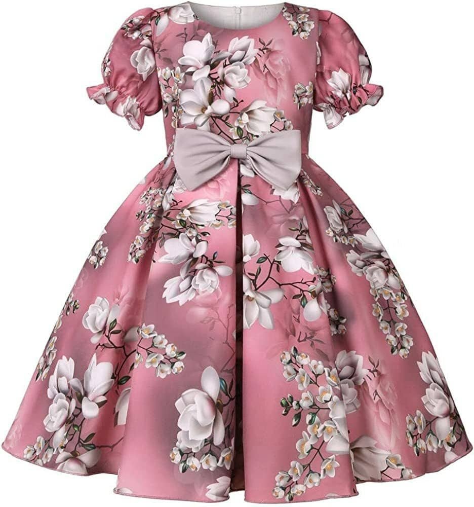 Silk Frock For Girls ( Pack of 1 , Pink )