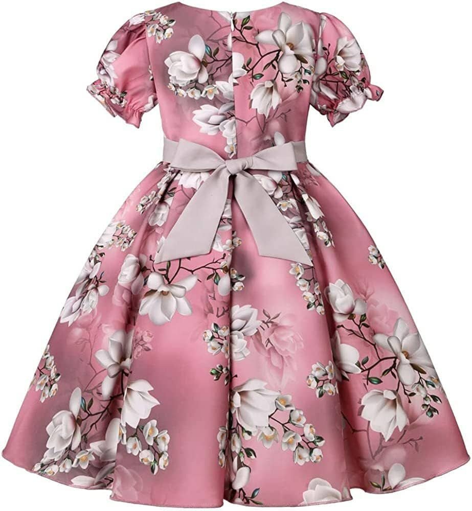Silk Frock For Girls ( Pack of 1 , Pink ) - Image 2