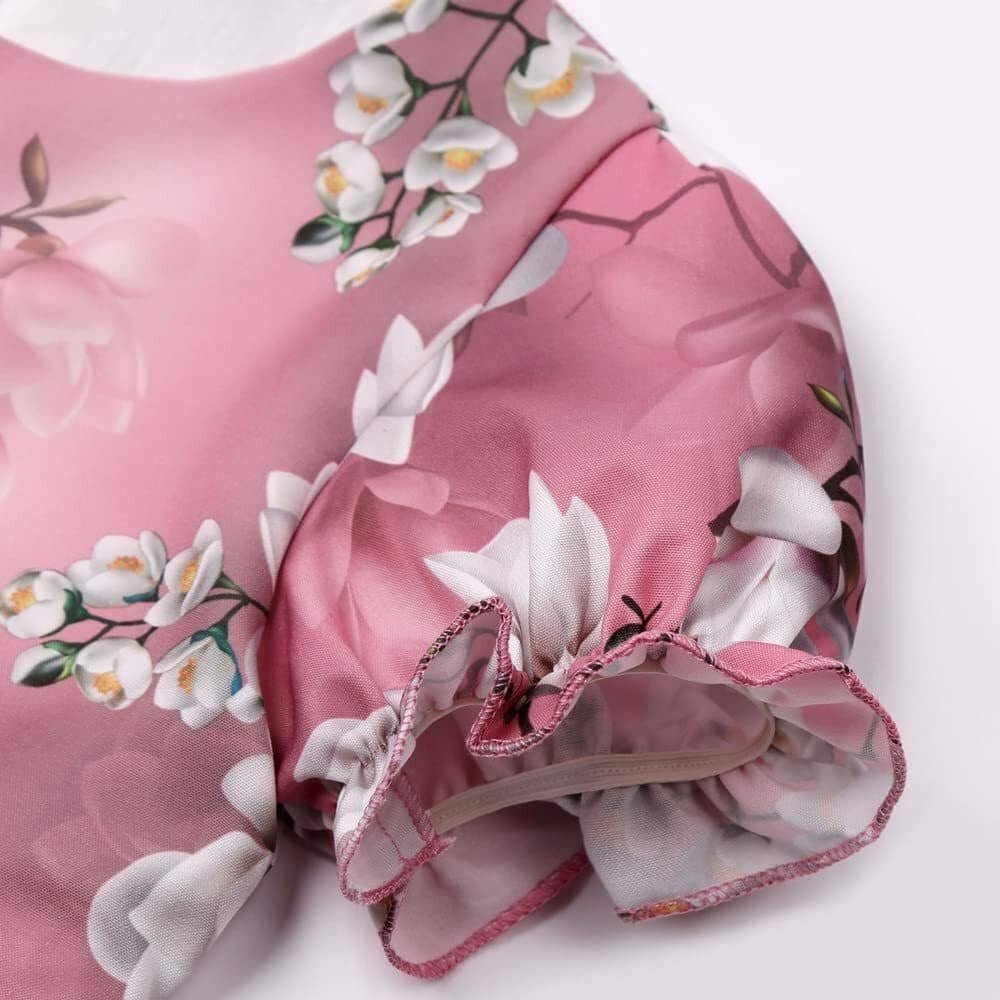 Silk Frock For Girls ( Pack of 1 , Pink ) - Image 4
