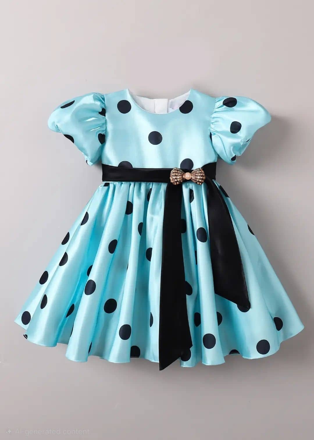 Silk Frock For Girls ( Pack of 1 , Blue )