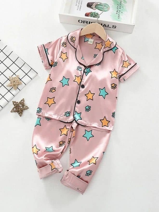 Paghdal Brothers Pack of 2 Baby Boys Polyester Nightsuit Set ( Multicolor ) - Image 3
