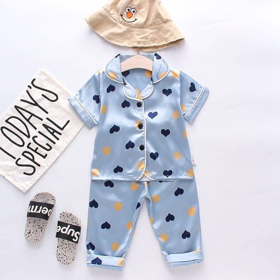 Paghdal Brothers Pack of 2 Baby Boys Polyester Nightsuit Set ( Multicolor ) - Image 3
