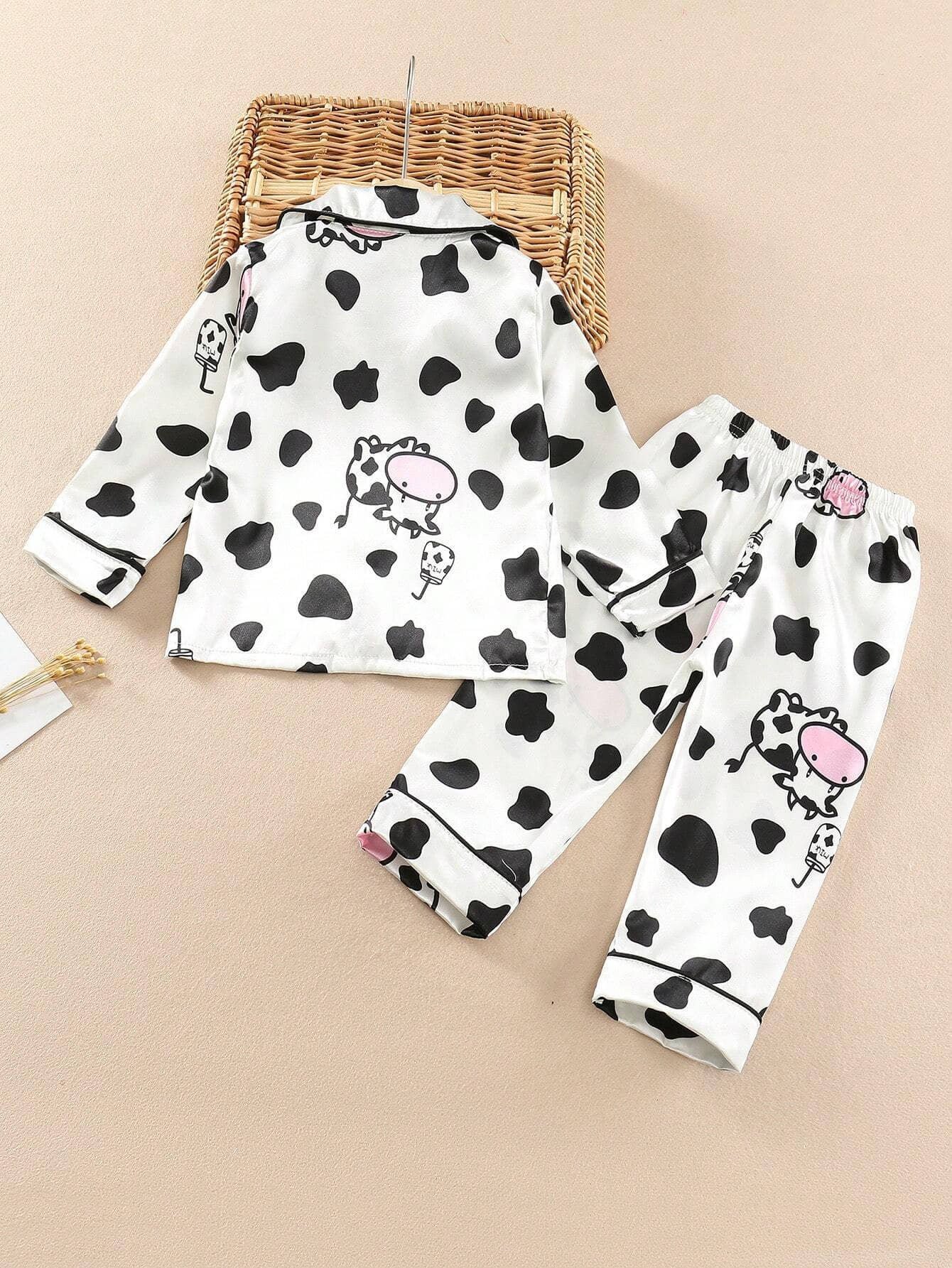 Paghdal Brothers Pack of 1 Girls Polyester Nightsuit Set ( White ) - Image 2