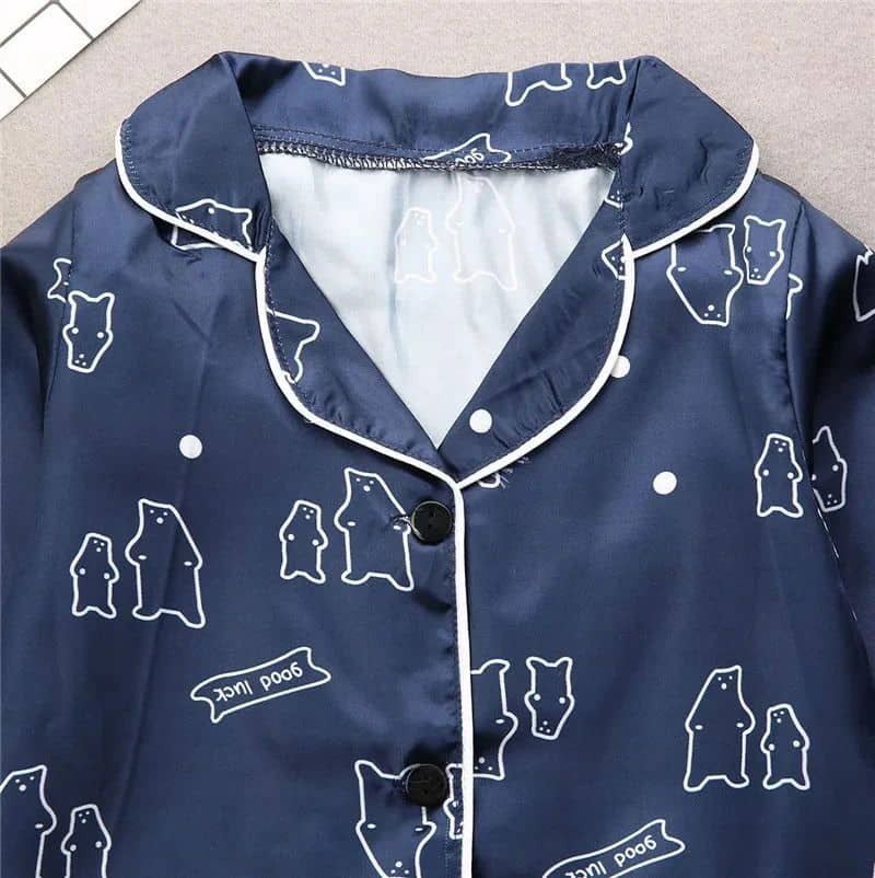 Paghdal Brothers Pack of 1 Baby Boys Polyester Nightsuit Set ( Blue ) - Image 3