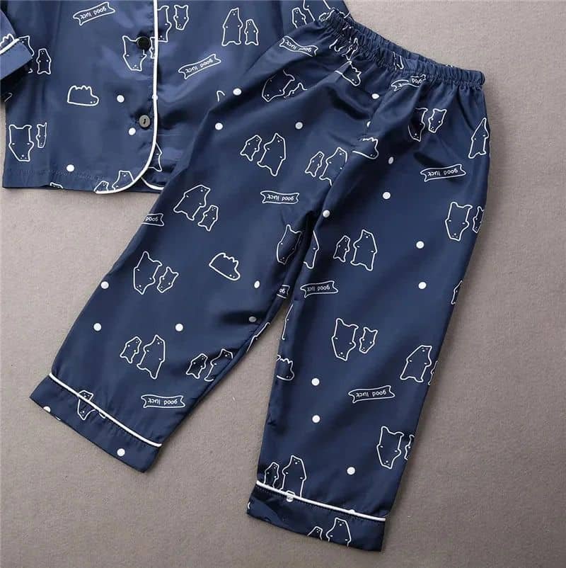 Paghdal Brothers Pack of 1 Baby Boys Polyester Nightsuit Set ( Blue ) - Image 4