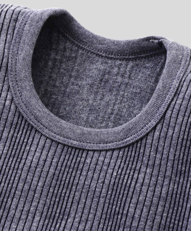 Paryag Pack of 1 Baby Boys Woollen Thermal Sets ( Light Grey ) - Image 3