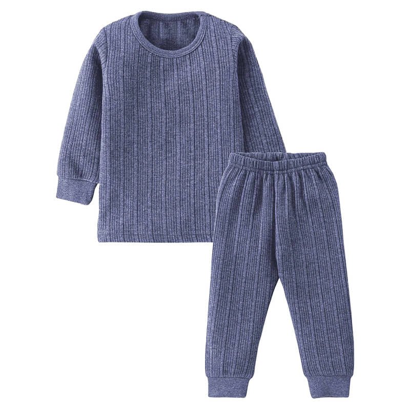 Paryag Pack of 1 Baby Boys Woollen Thermal Sets ( Blue )