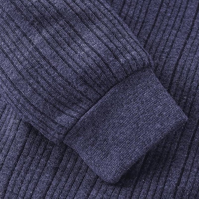Paryag Pack of 1 Baby Boys Woollen Thermal Sets ( Blue ) - Image 5