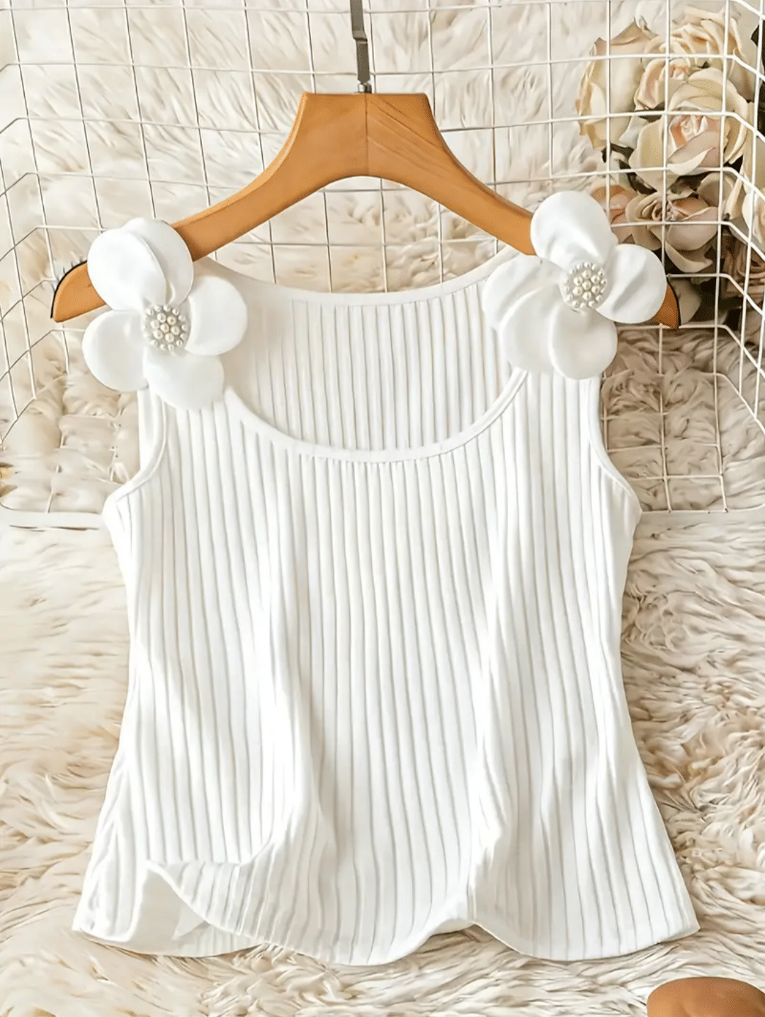 Pack of 1 Girls Cotton Blend Top ( White )