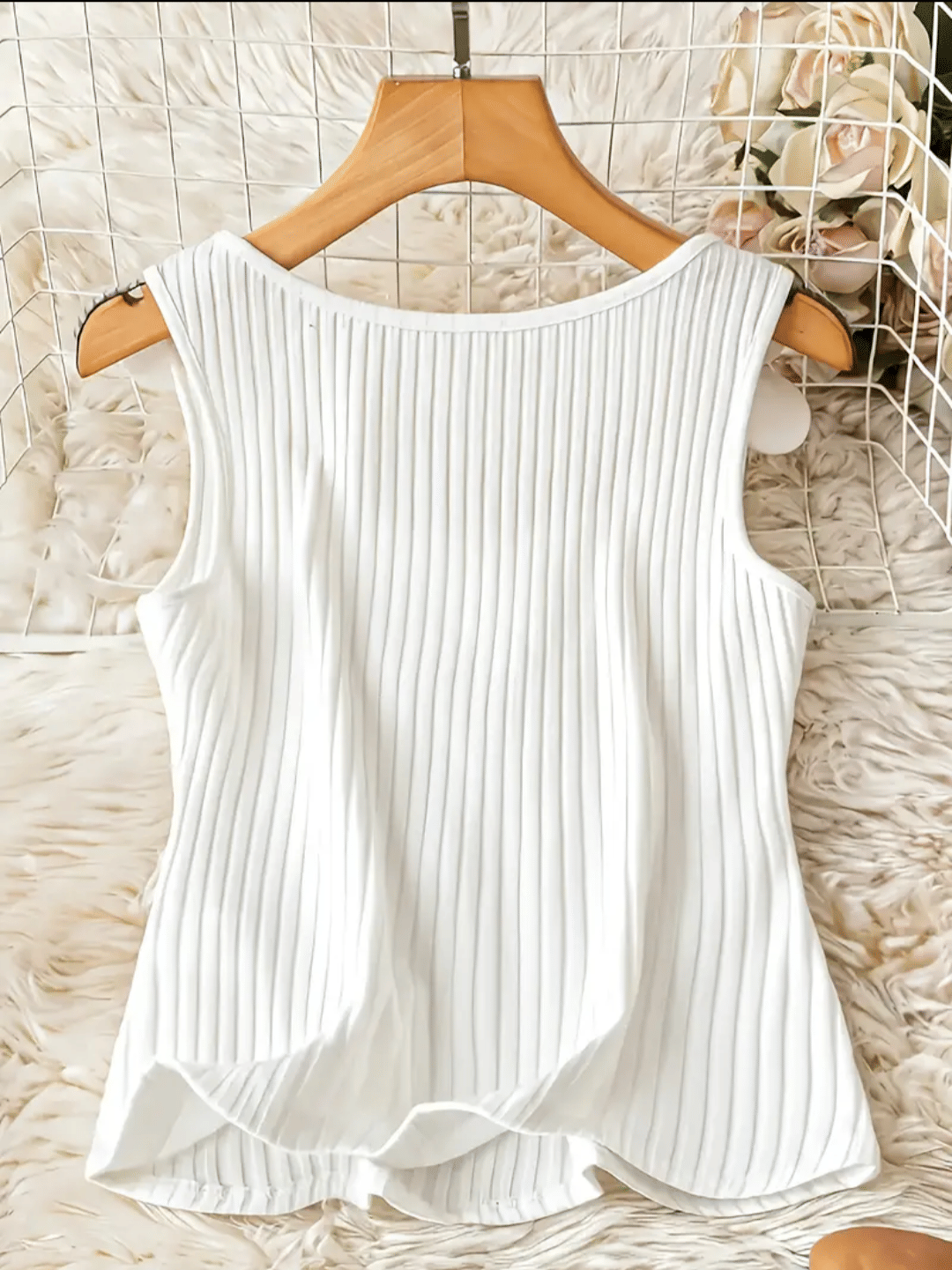Pack of 1 Girls Cotton Blend Top ( White ) - Image 2
