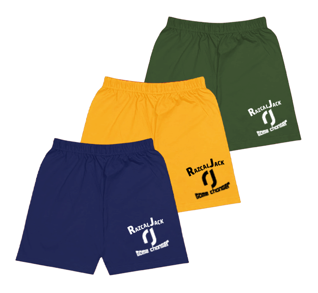 RazcalJack Pack of 5 Baby Girls Cotton Blend Shorts ( Multicolor ) - Image 3
