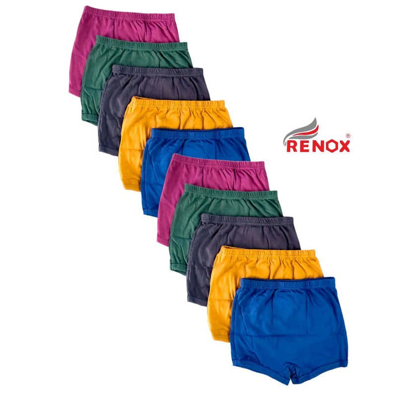 Renox Pack of 10 Boys Cotton Trunks ( Multicolor 10 ) - Image 2