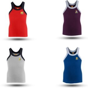 Renox Pack of 2 Boys Cotton Vest ( Multicolor )