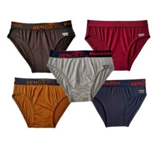 Renox Pack of 5 Boys Cotton Briefs ( Multicolor 6 )