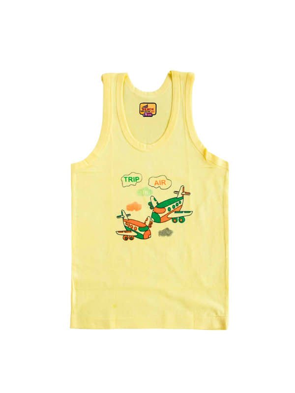 Renox Pack of 8 Boys Cotton Vest ( Multicolor ) - Image 4