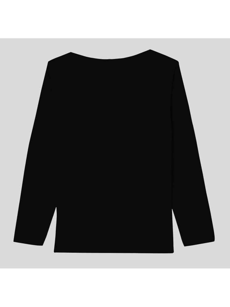 Pack of 1 Girls Cotton T-Shirt ( Black ) - Image 2