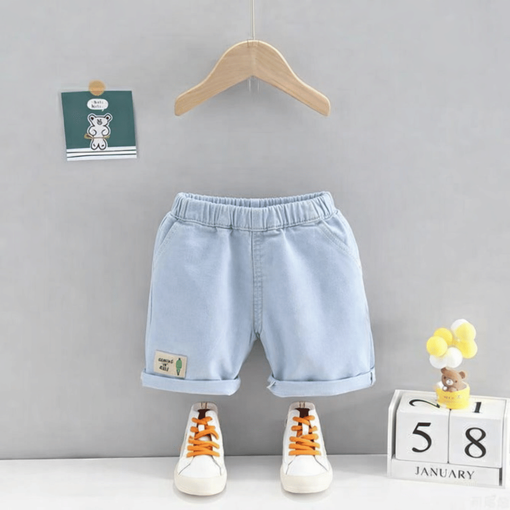 Pack of 1 Boys Cotton T-Shirt & Jeans Set ( White ) - Image 4
