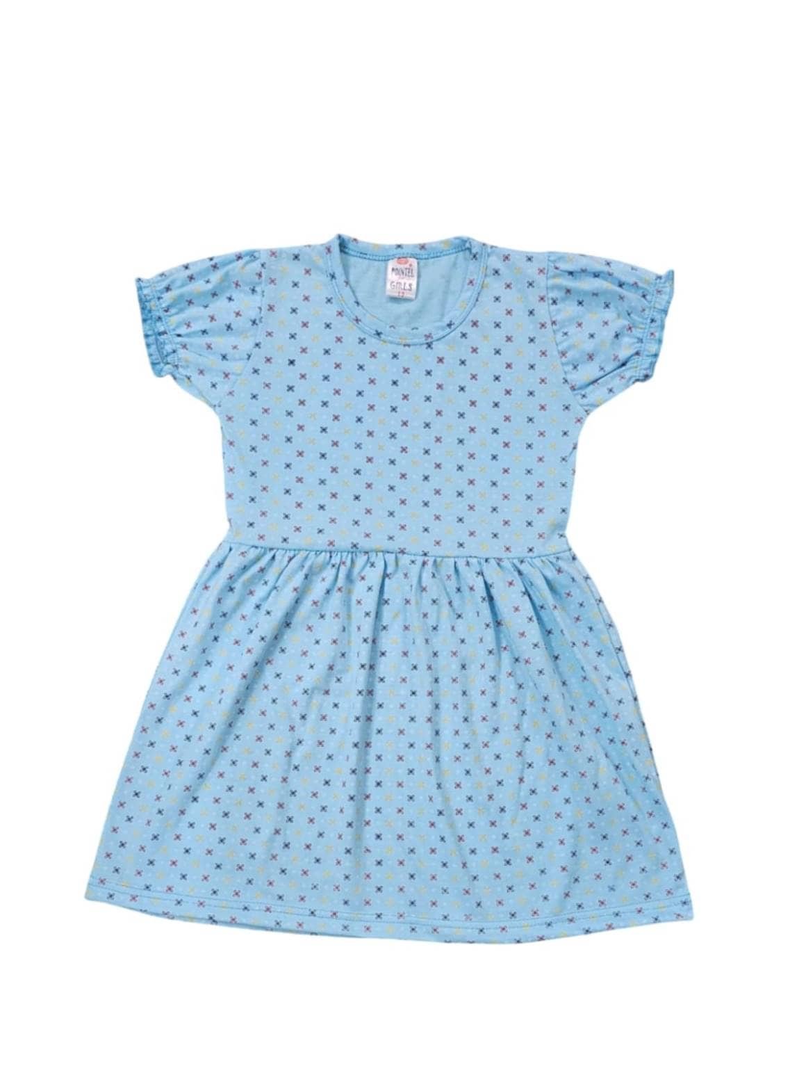 Cotton Frock For Girls ( Pack of 3 , Multicolor ) - Image 4