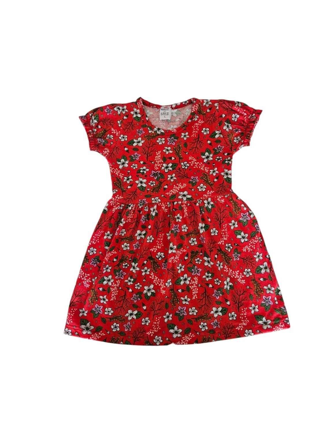 Cotton Frock For Girls ( Pack of 3 , Multicolor ) - Image 5