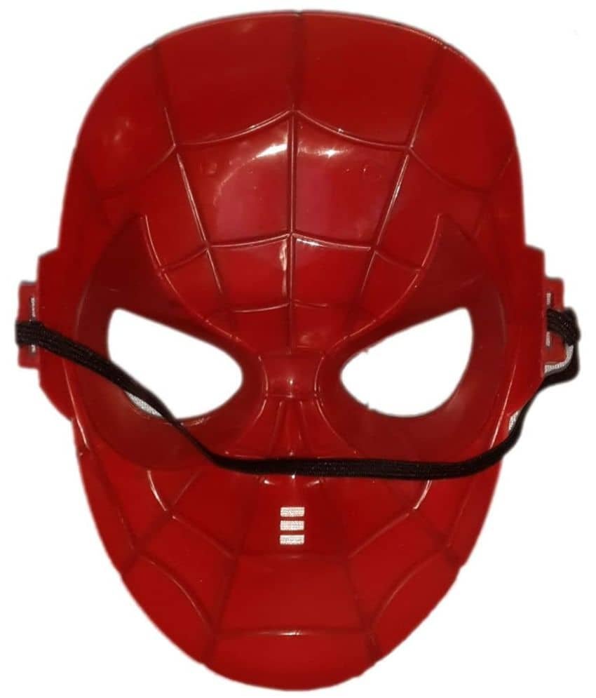 Superhero Spider Face for Kids - Red, Freesize - Image 2