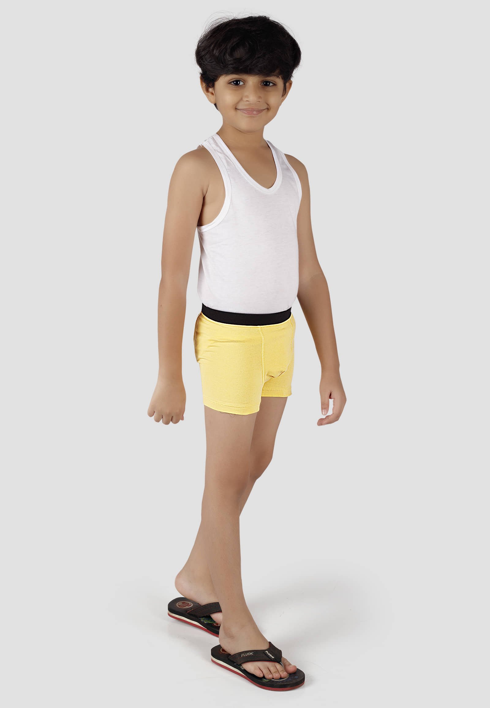 Pack of 3 Boys Cotton Blend Briefs ( Teal,Black ) - Image 4
