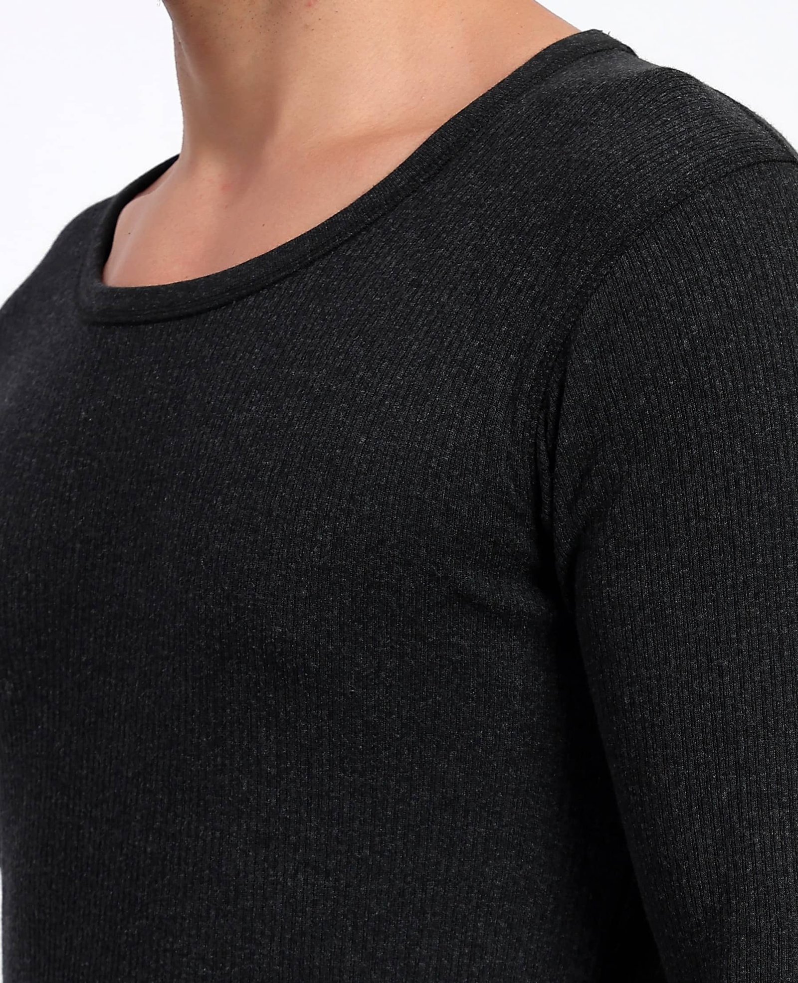Pack of 1 Boys Cotton Blend Thermal Sets ( Black ) - Image 4