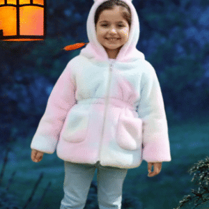 TarrenT HunT Girls Woollen Blend Quilted & Bomber Jacket For ( Pack of 1 , Multicolor )