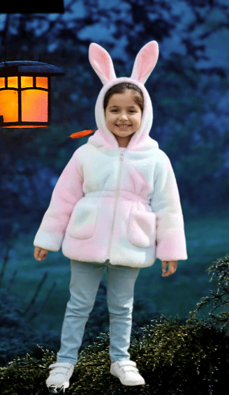TarrenT HunT Girls Woollen Blend Quilted & Bomber Jacket For ( Pack of 1 , Multicolor )