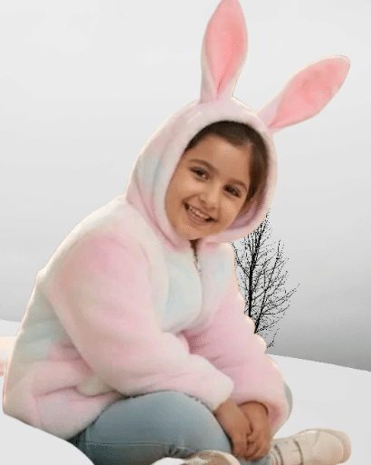 TarrenT HunT Girls Woollen Blend Quilted & Bomber Jacket For ( Pack of 1 , Multicolor ) - Image 3