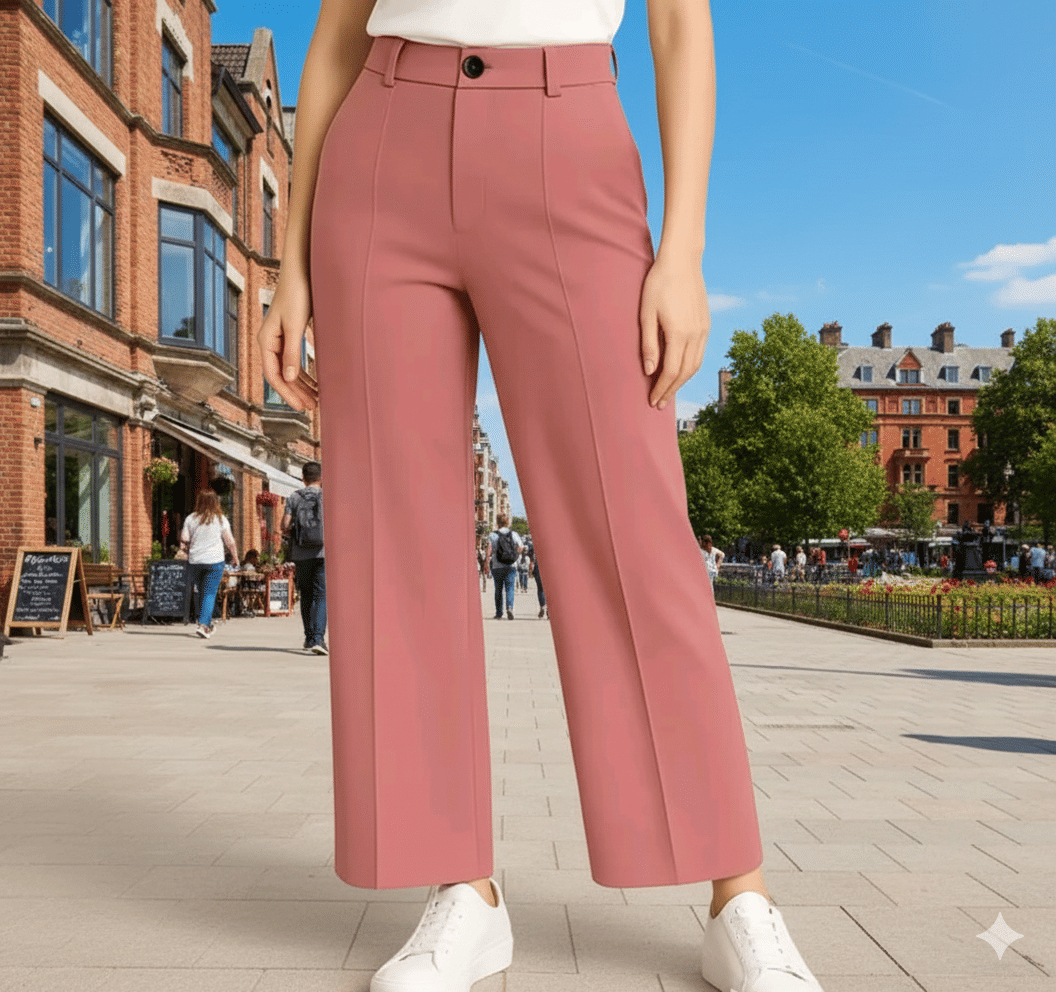 TarrenT HunT Pack of 1 Girls Cotton Blend T-shirt & Pants ( Pink ) - Image 3