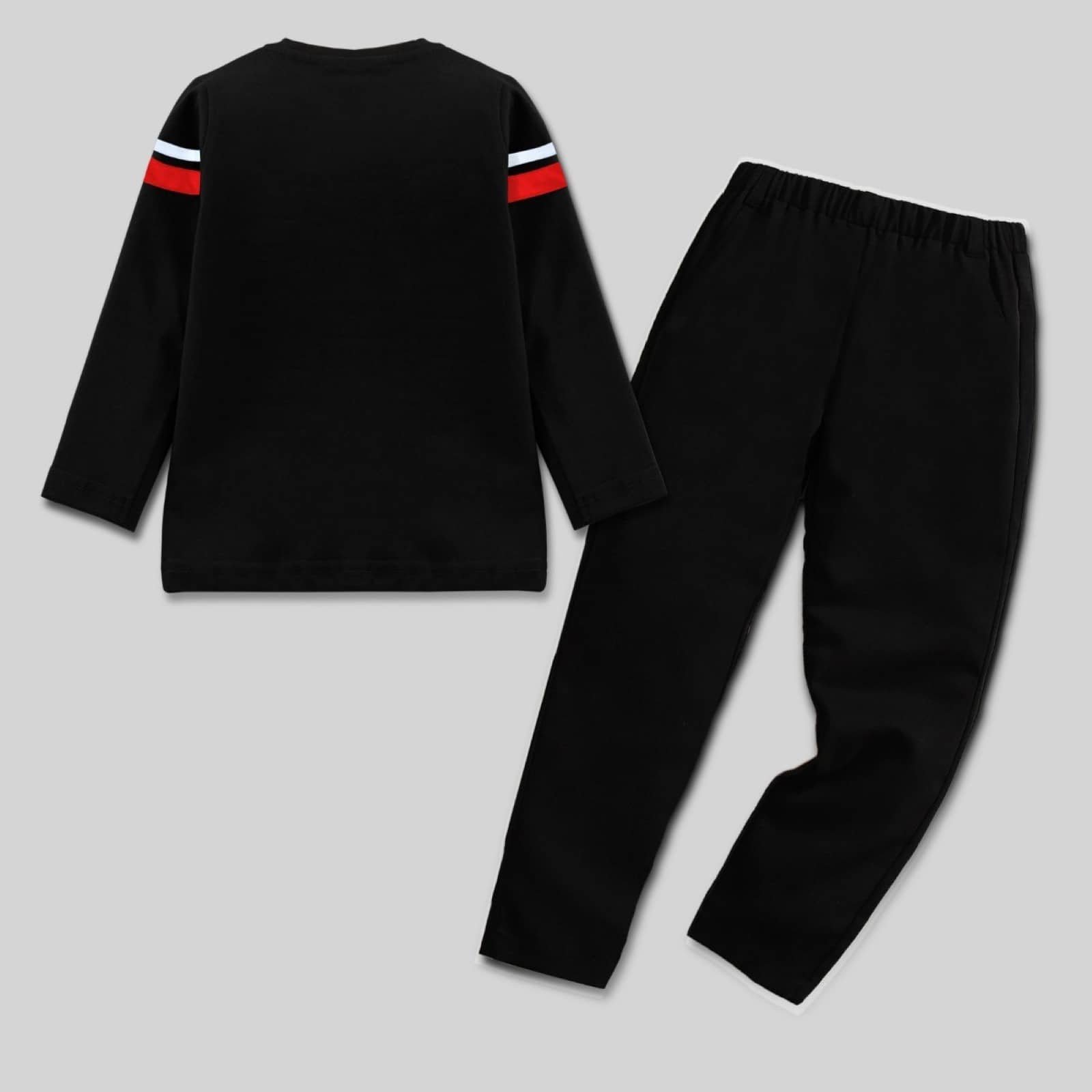 Tarsier Pack of 1 Boys Cotton Blend T-Shirt & Pants Set ( Multicolor ) - Image 2