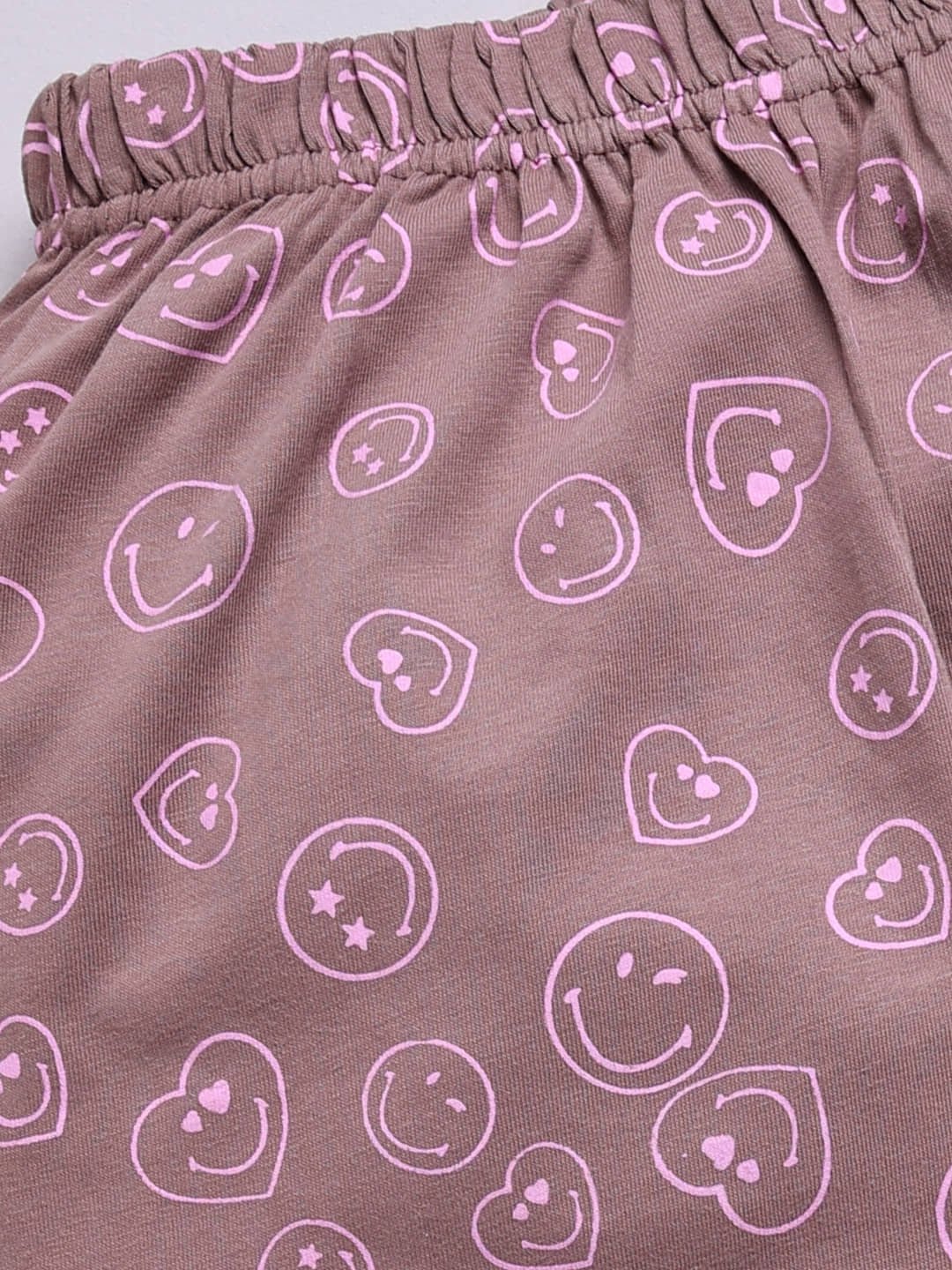 Todd Teen Pack of 1 Girls Cotton Nightsuit Set ( Pink ) - Image 8