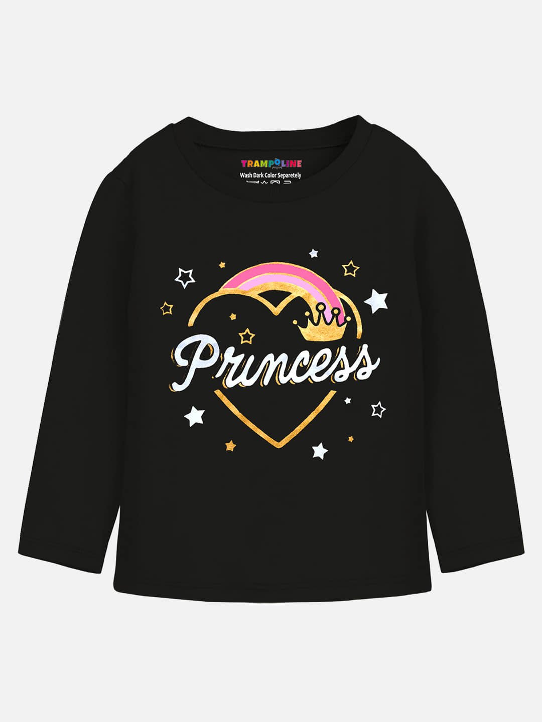 Trampoline Pack of 3 Girls Cotton T-Shirt ( Multicolor ) - Image 4