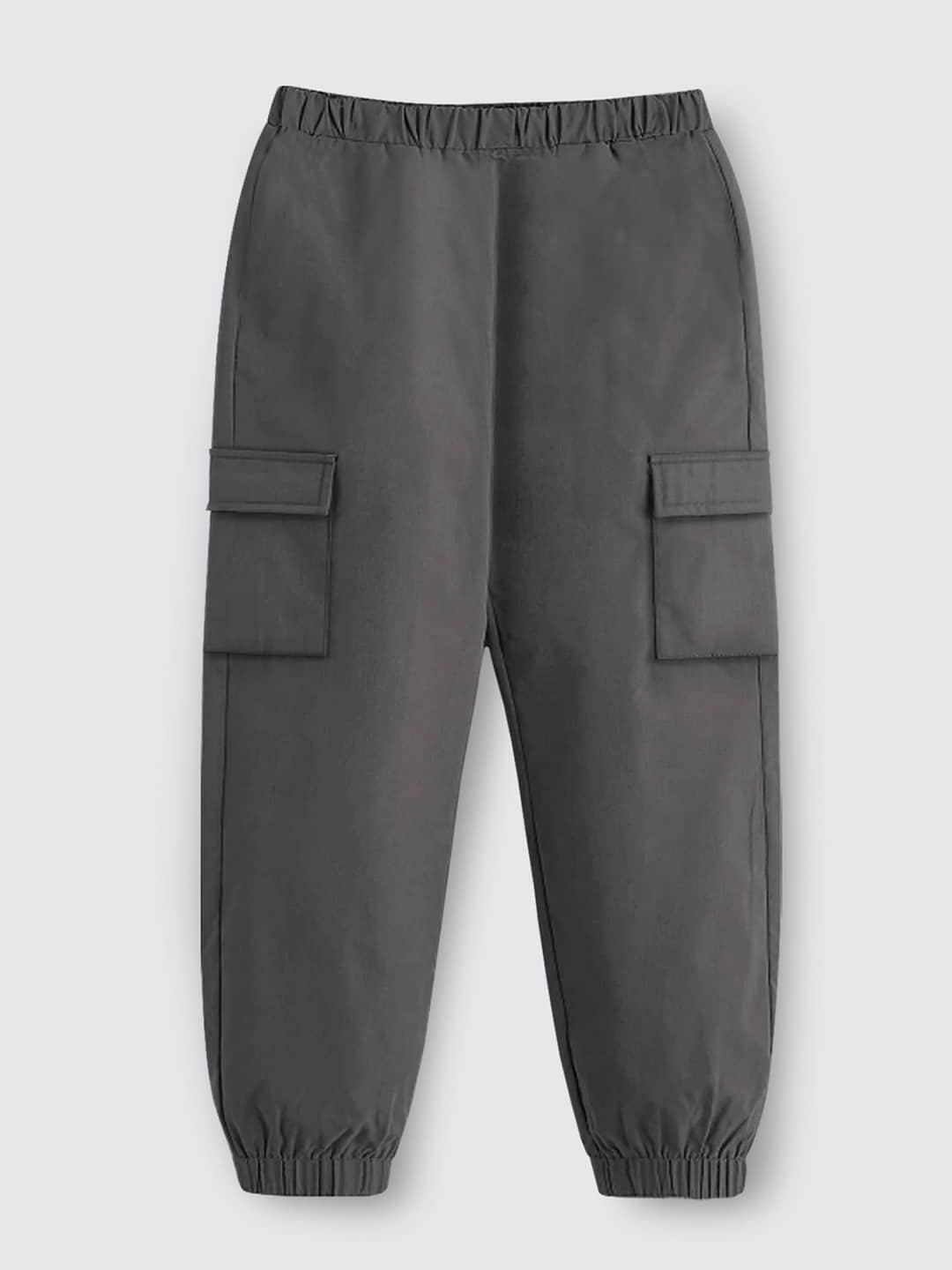 Trampoline Pack of 1 Boys Cotton Blend Cargos ( Grey ) - Image 3