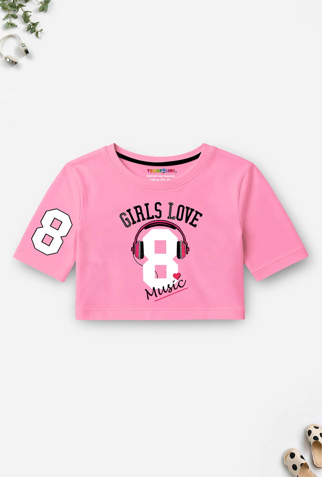 Trampoline Pack of 3 Girls Cotton Blend Top ( Multi ) - Image 5