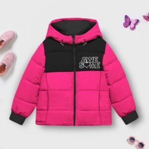 Trampoline Girls Polyester Quilted & Bomber For ( Pack of 1 , Pink )