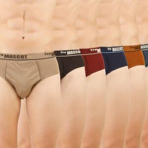 Try Pack of 6 Boys Cotton Briefs ( Navy Blue,Blue,Bronze )