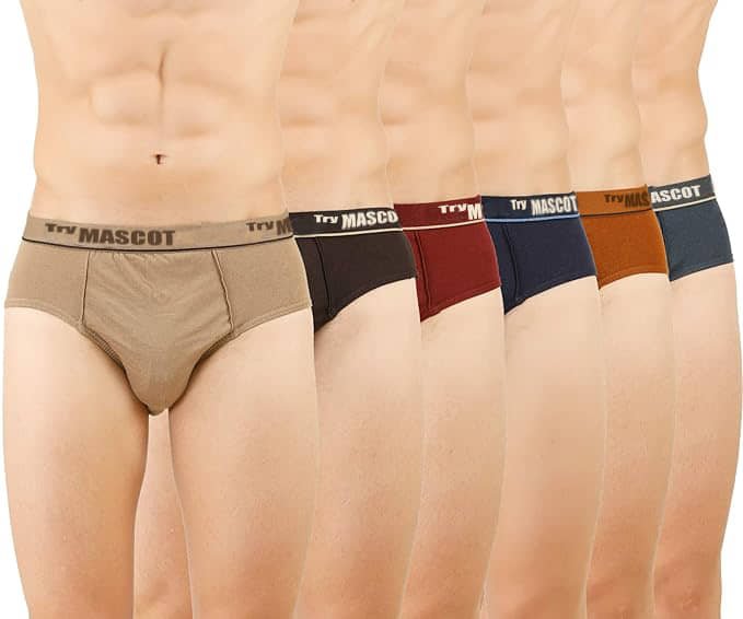 Try Pack of 6 Boys Cotton Briefs ( Navy Blue,Blue,Bronze )