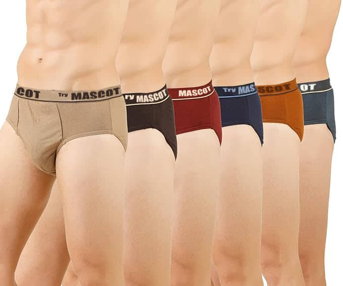 Try Pack of 6 Boys Cotton Briefs ( Navy Blue,Blue,Bronze ) - Image 6