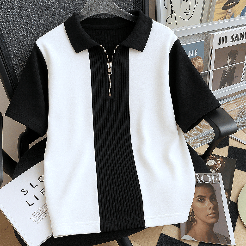 Try This Pack of 1 Boys Cotton Blend Polo T-Shirt ( Black )