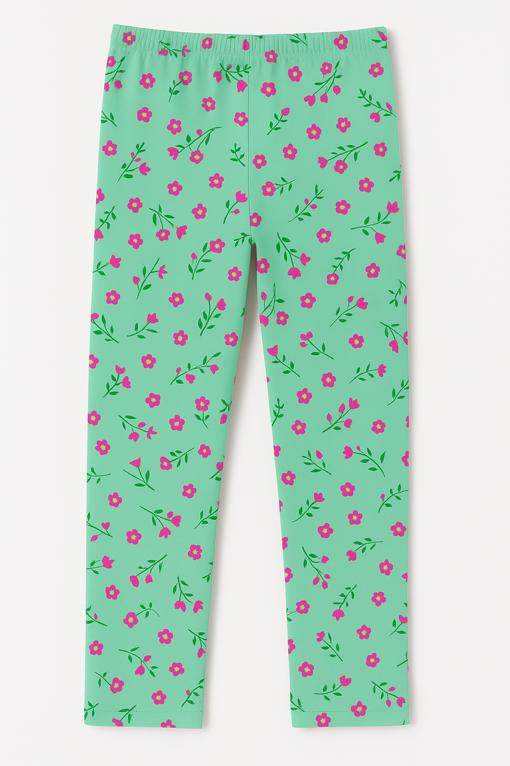 Utible Pack of 2 Girls Cotton Legging ( Multicolor ) - Image 3