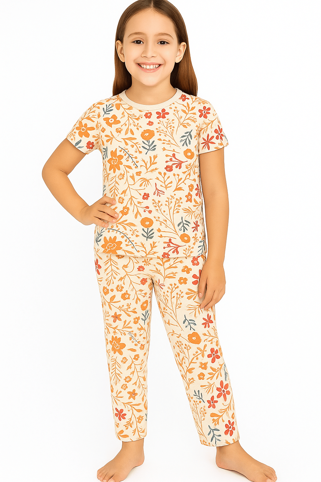 Utible Pack of 2 Girls Cotton Legging ( Multicolor ) - Image 4
