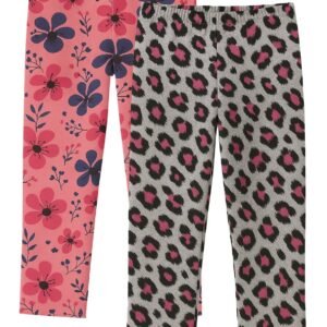 Utible Pack of 2 Girls Cotton Legging ( Multicolor 2 )