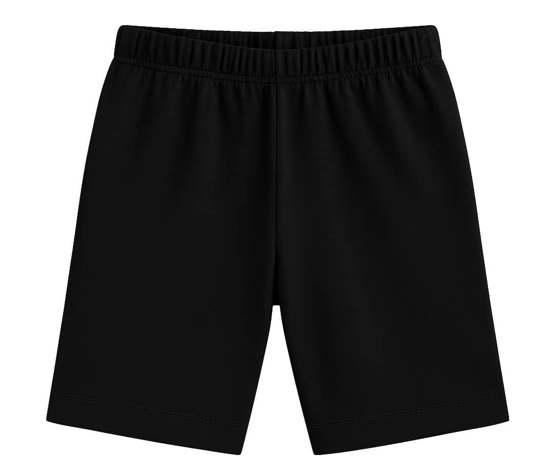 Utible Pack of 3 Girls Cotton Blend Shorts ( Black ) - Image 2