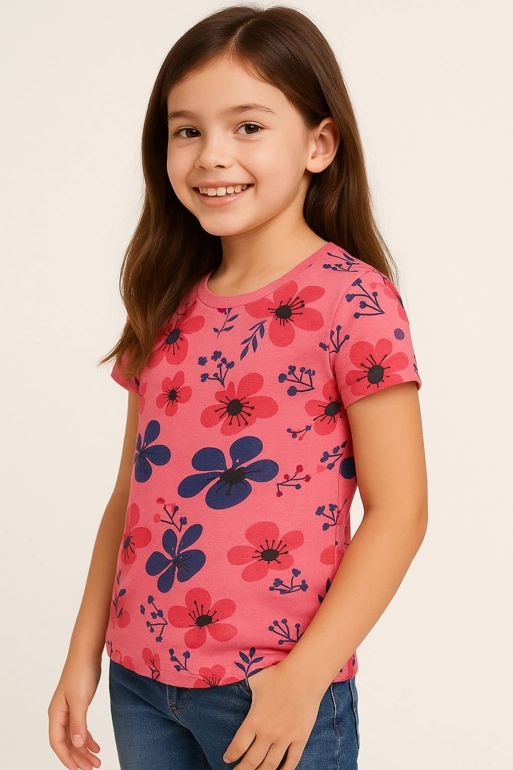 Utible Pack of 4 Baby Girls Cotton Blend T-Shirt ( Multicolor ) - Image 3