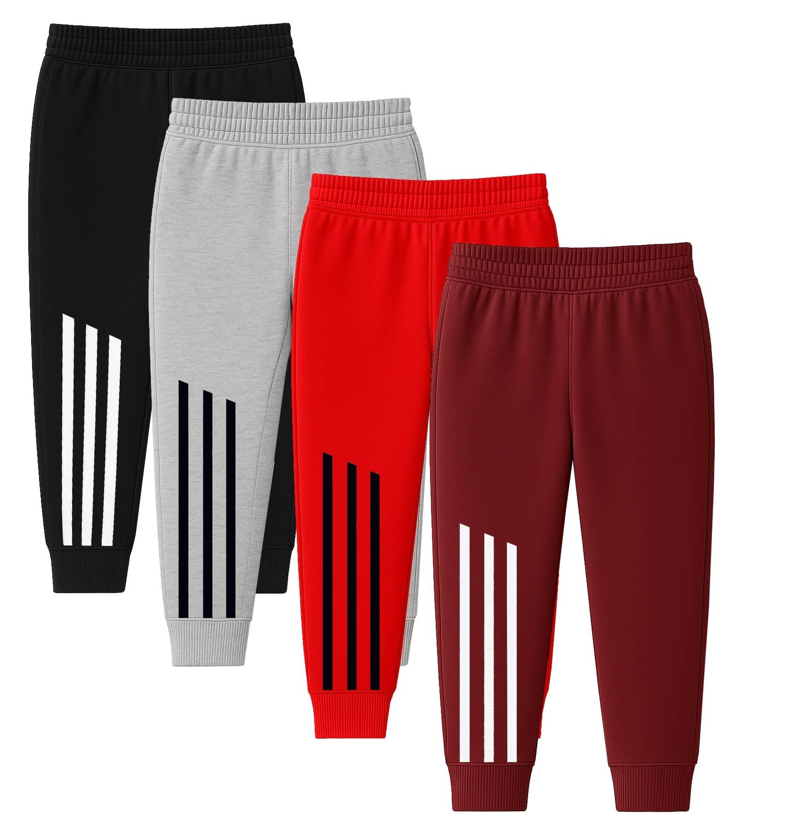 Utible Pack of 4 Boys Cotton Blend Trackpant ( Multicolor )
