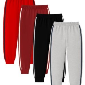 Utible Pack of 4 Boys Cotton Blend Trackpant ( Multicolor )
